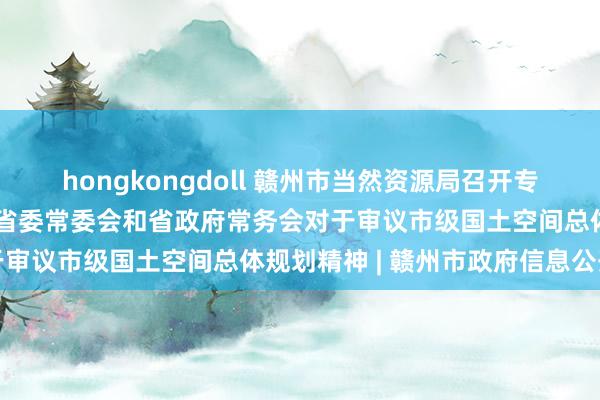 hongkongdoll 赣州市当然资源局召开专题会议传达学习贯彻落实省委常委会和省政府常务会对于审议市级国土空间总体规划精神 | 赣州市政府信息公开