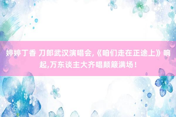 婷婷丁香 刀郎武汉演唱会，《咱们走在正途上》响起，万东谈主大齐唱颠簸满场！